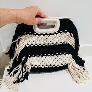Maje CROCHET CROSSBODY M BAG….Limited Edition!